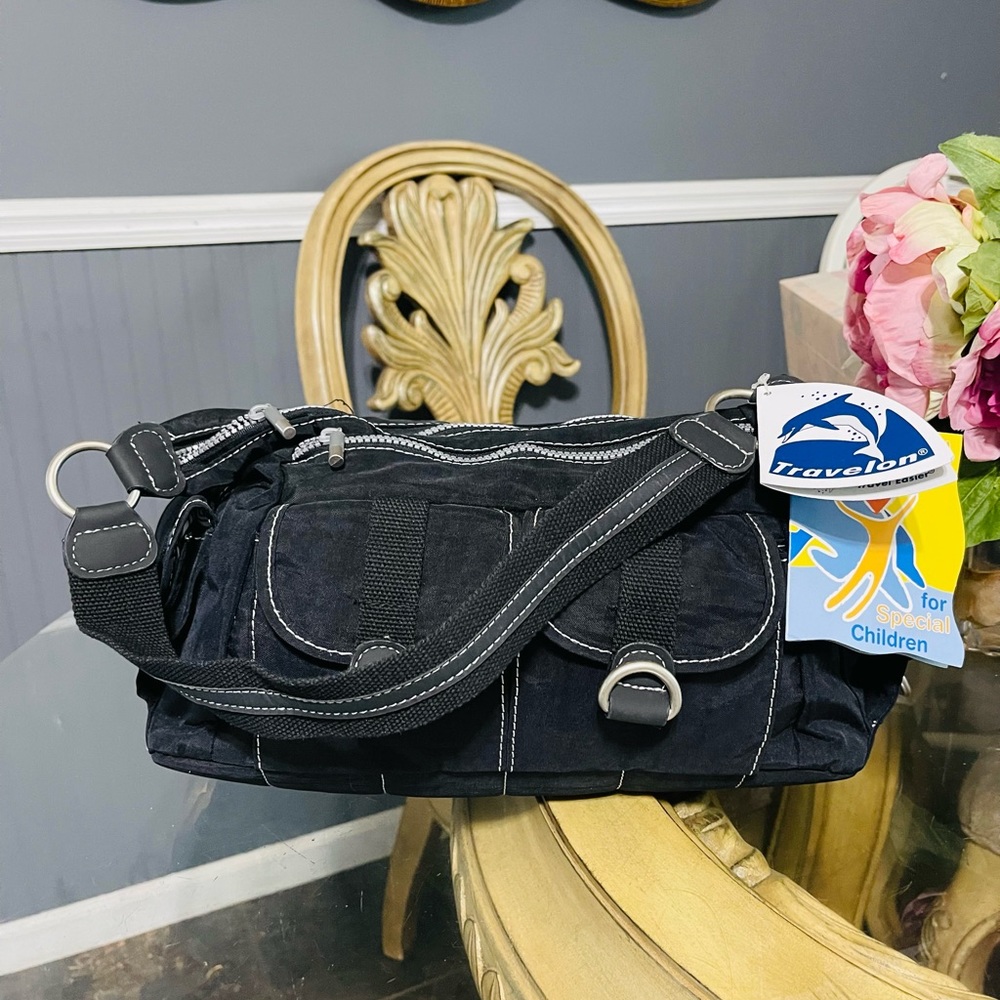 Travelon Dolphin Collection Organizer Hobo Bag. NWT